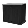 Box Porta Attrezzi da Giardino Keter Nero per Esterno Ripostiglio in Resina