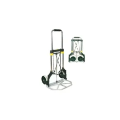 Bravetta 2 Ruote Piene Pieghevole Richiudibile Carello 80 Kg Portapacchi Lavoro
