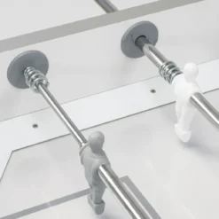 Calciobalilla Regolabile Biliardino Gioco Tavolo da Interno con Palline