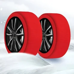 Calze da Neve per Auto Omologate Taglia XS Tessuto ad Alta Aderenza
