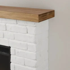 Caminetto Elettrico a Led Tagu Rolf Effetto Cemento Bianco