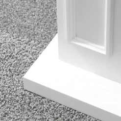 Camino a Bioetanolo 3,4 kW da Pavimento 1,2L Bianco in Legno MDF