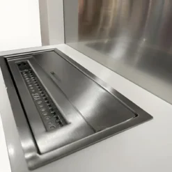 Camino a Bioetanolo 1,5L da Parete Ecologico Bianco Moderno 3,5 KW