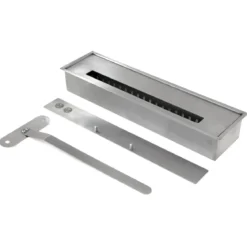Camino a Bioetanolo 1,8L da Soggiorno 3,4 kW in Legno Bianco Venato