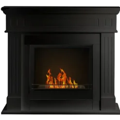 Camino a Bioetanolo Nero da Terra 3,4 kW Lana di Roccia 1,8L Interno
