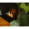 Camino a Bioetanolo TAGU FreeFlame Hagen Bianco Dettaglio Legno
