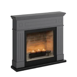 Camino da Arredo a Candele TAGU ZenFlame Larsen Grigio