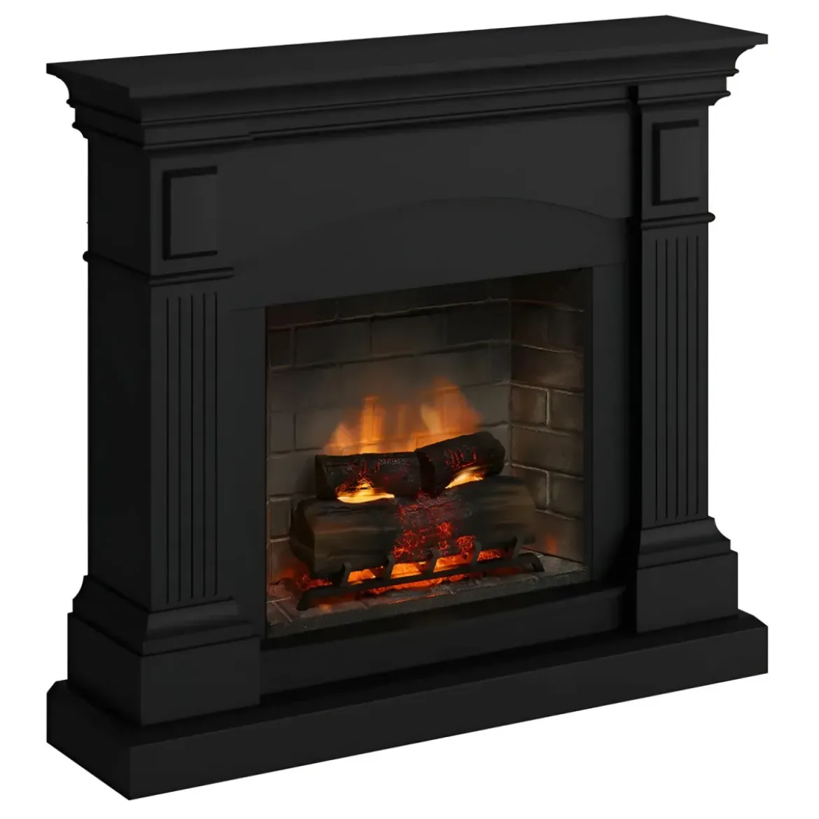 Camino Elettrico Magna Tagu PowerFlame2 Nero 1600W