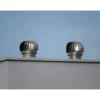 Camino Eolico Turbina Acciaio Inox 27x27 Aspiratore Comignolo Girevole