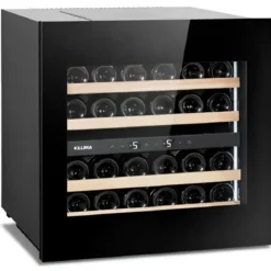 Cantinetta Vino Incasso 24 Bottiglie Ventilata Apertura Push Pull Nero