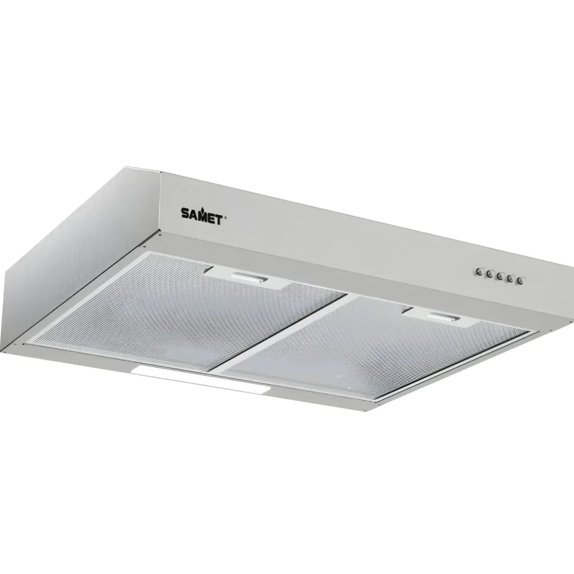 Cappa per Cucina Sottopensile Inox 60 cm Motore Singolo 3 Velocità