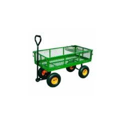 Carrello Giardino 300 kg Apribile Portatutto Carriola Trasporto Legna Rimorchio