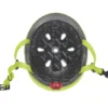 Casco Bici per Bambini Regolabile Verde Lime XXS-XS 48-51 cm con LED