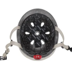 Casco per Bambini 45-51cm Beige LED Posteriori per Monopattino