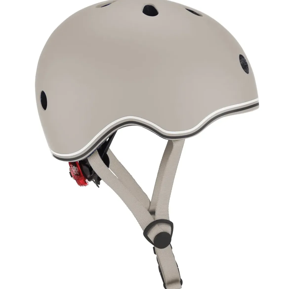 Casco per Bambini 45-51cm Beige LED Posteriori per Monopattino