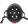 Casco per Bambini 45-51cm Verde Salvia LED Posteriori Monopattino