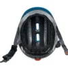 Casco per Bambini S/M Ø 51-55 cm Monopattino Bici Blu Petrolio con LED
