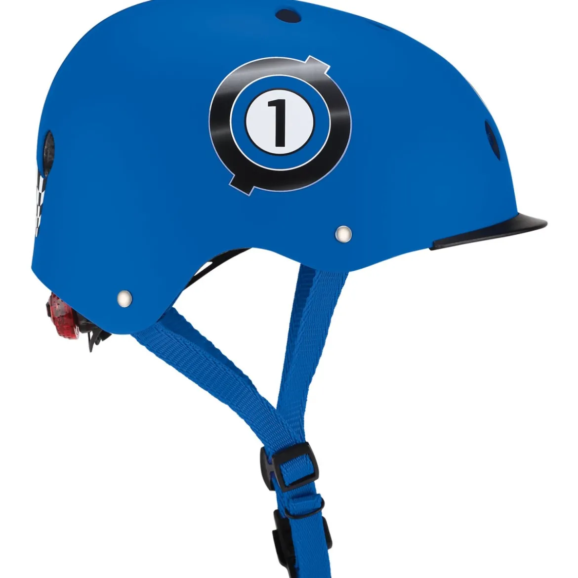 Casco per Bambini XS-S Ø 48-53 cm Chiusura Magnetica Blu da Corsa