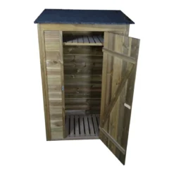 Casetta Armadio in Legno con Pavimento Mobile Ripostiglio da Giardino Attrezzi
