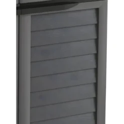 Casetta Attrezzi Giardino Plastica Antracite Impermeabile 151x208 cm