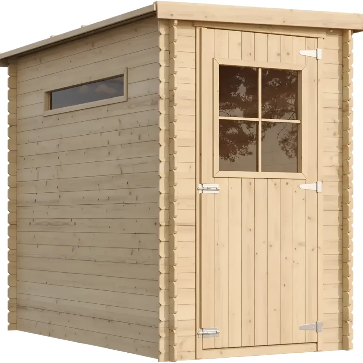 Casetta da Giardino a Parete in Legno 144x239 cm 19 mm