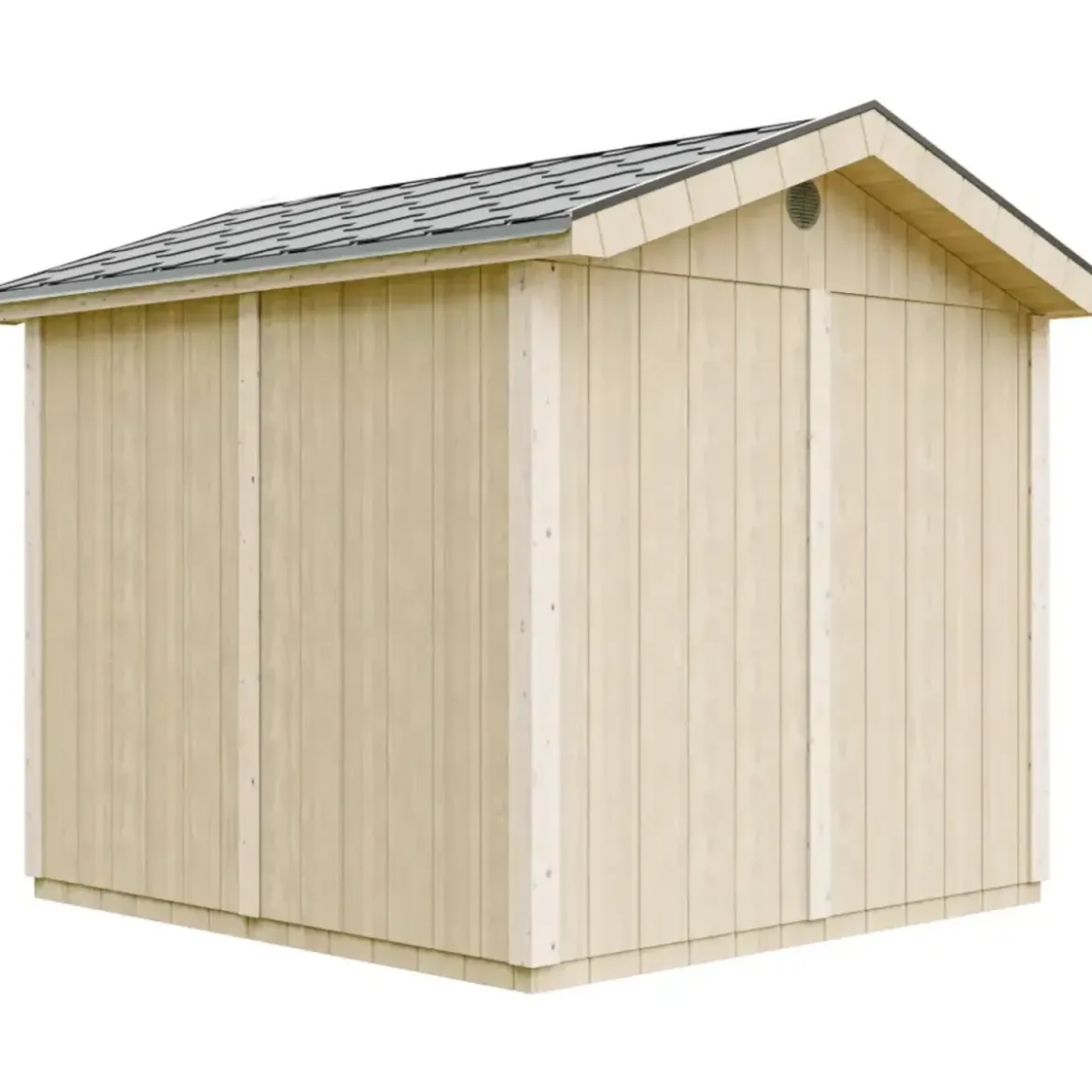 Casetta da Giardino in Legno Rosso Sequoia 236x250 cm 6 m2 Pavimento