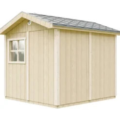 Casetta da Giardino in Legno Rosso Sequoia 236x250 cm 6 m2 Pavimento