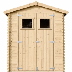 Casetta da Giardino 180x180 in Legno 19mm Porta con Finestra