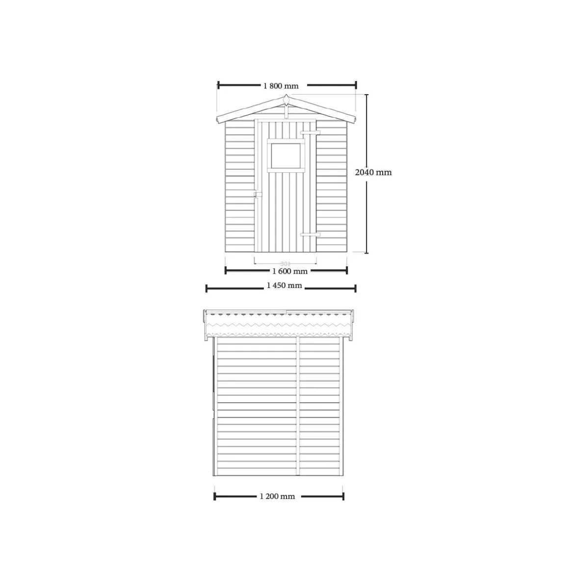 Casetta in Legno con Pavimento 160x120 cm da Giardino