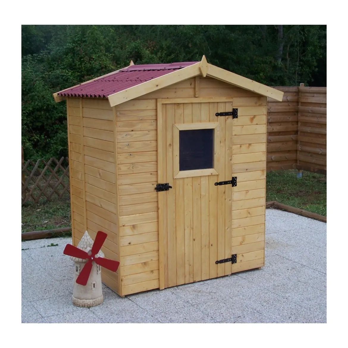 Casetta in Legno con Pavimento 160x120 cm da Giardino