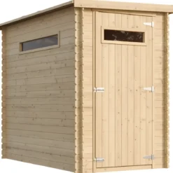 Casetta in Legno da Giardino 19 mm 144x239x198 cm con Pavimento Interno