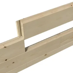 Casetta in Legno da Giardino 4x4 per Attrezzi Doppia Porta Block-House