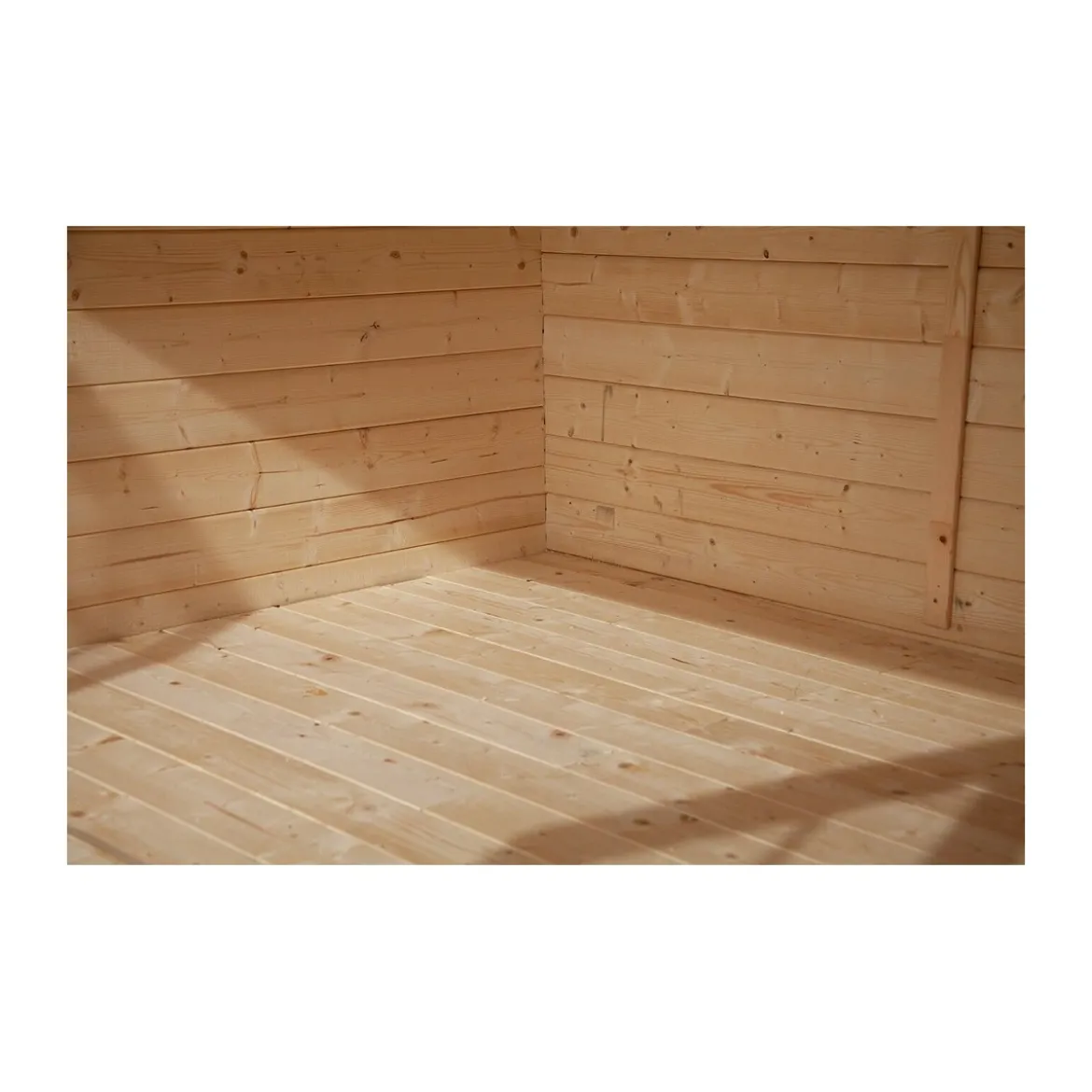 Casetta in Legno da Giardino 3x2 Addossata 3 Pareti con Pavimento