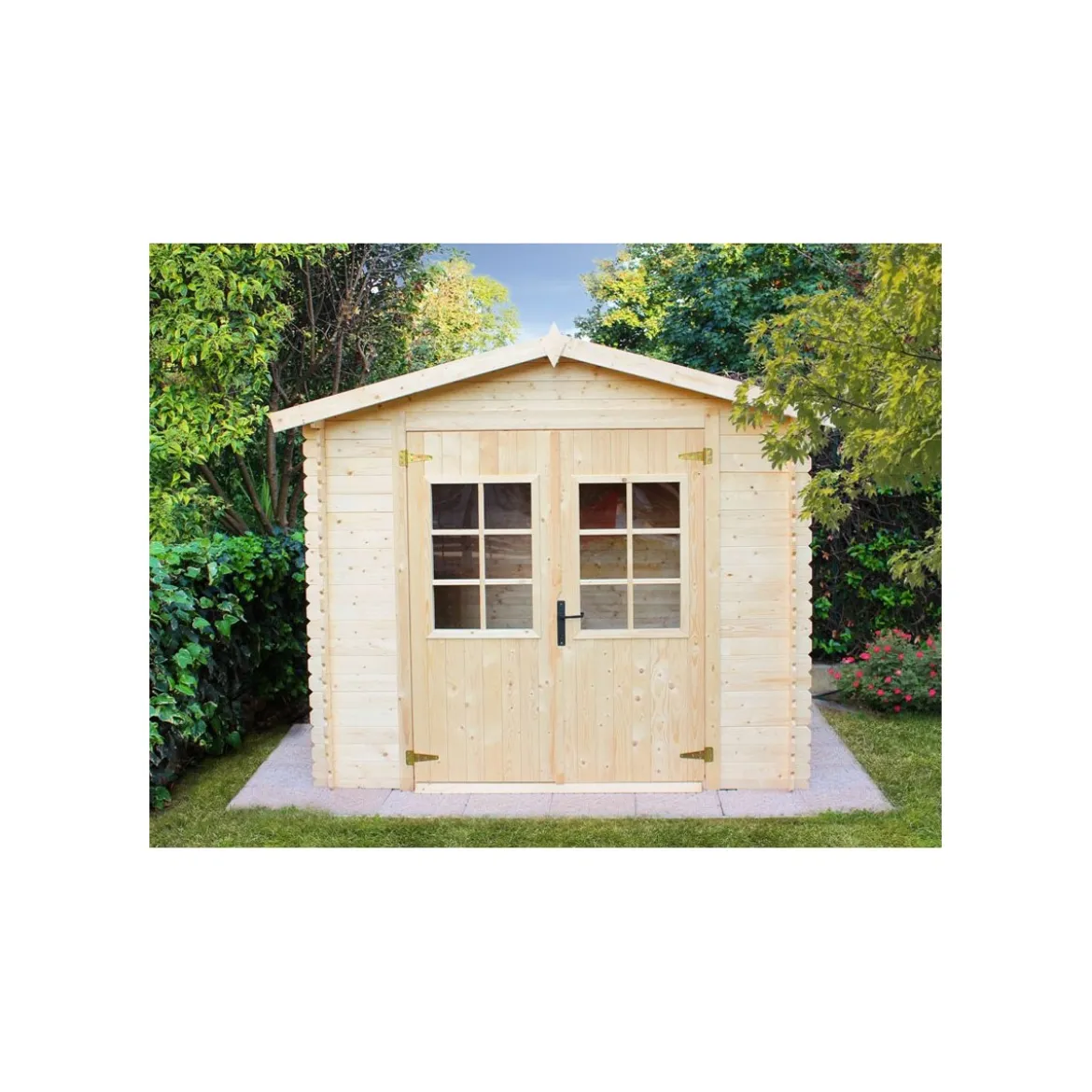 Casetta in Legno da Giardino 2.5x3 m 19mm Box per Attrezzi