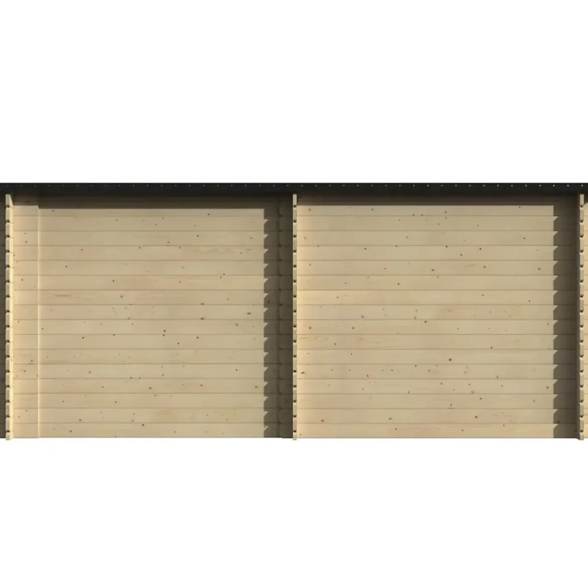 Casetta in Legno 28 mm con Portico 443x229 cm da Giardino Block House