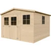 Casetta in Legno 17 mm 3x3 Box in Legno Timbela a Pannelli