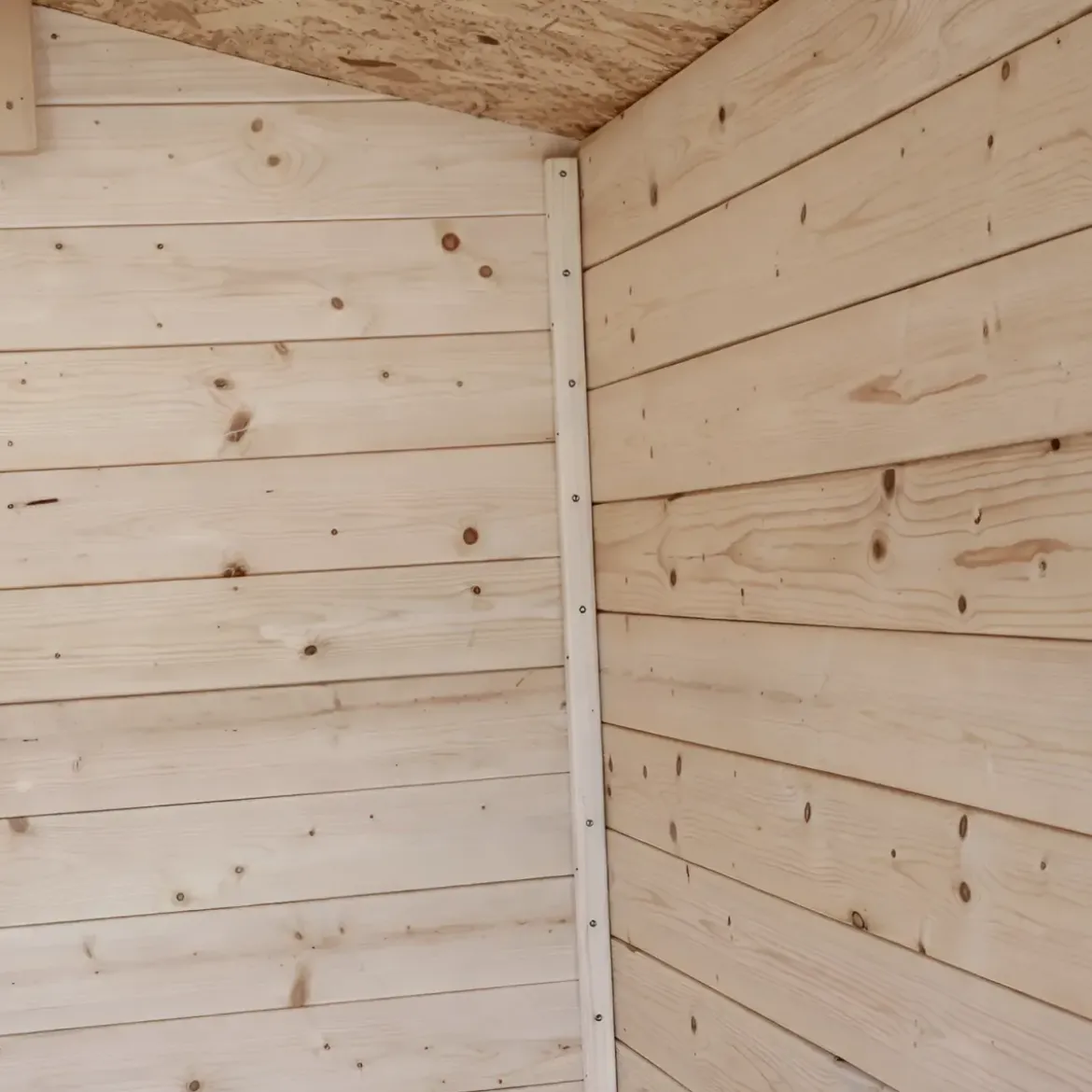 Casetta in Legno Piccola 1.5x1.3 con Pavimento Interno da Giardino