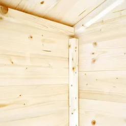 Casetta in Legno 1.5x1.5 con Pavimento Rimessa Ricovero per Attrezzi da Giardino