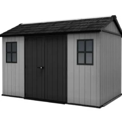 Casetta Keter Newton Plus da Giardino Box in Resina Grigio 230x350 cm