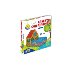 Casetta per Bambini con Giardino Tenda da Gioco Bimbi Uso Interno Esterno PVC