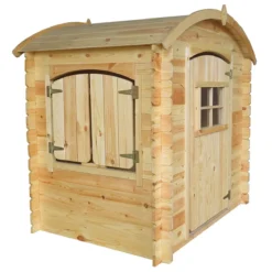 Casetta per Bambini Timbela in Pannelli di Legno da Esterno Senza Pavimento