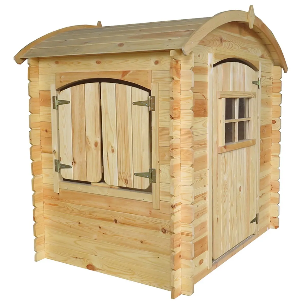 Casetta per Bambini Timbela in Pannelli di Legno da Esterno Senza Pavimento