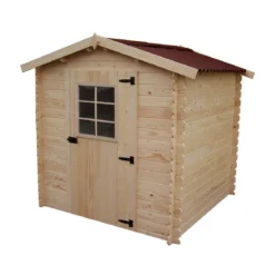 Casetta 2x2 in Legno 28 mm da Giardino Esterno per Attrezzi Blockhouse Rimessa