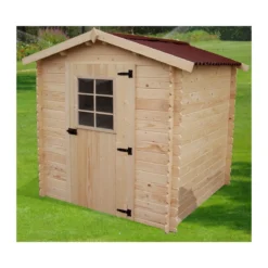 Casetta 2x2 in Legno 20 mm da Giardino Esterno per Attrezzi Blockhouse Rimessa