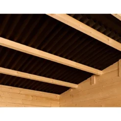 Casetta 2.4x1.6 in Legno Pannelli 16 mm con Pavimento Interno Attrezzi Giardino