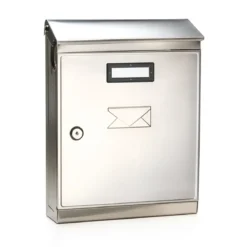 Cassetta Lettere Inox Esterno Tetto Apribile Frontale Multifunzione