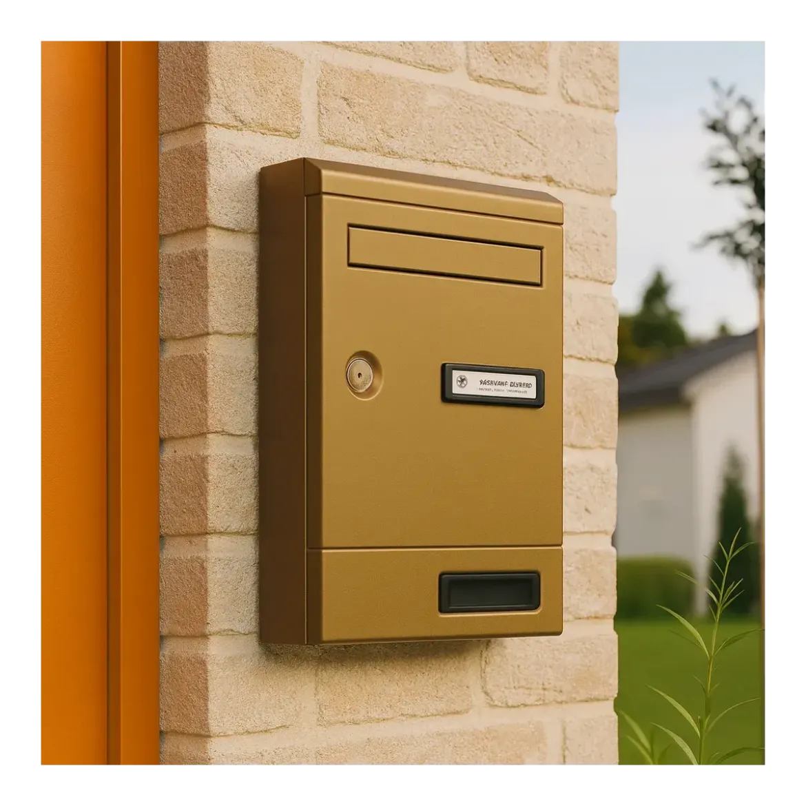 Cassetta Postale in Alluminio Bronzato Componibile per Interno