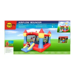 Castello Gonfiabile Gigante Scivolo Gioco Bambini Tappeto Saltarello Medioevo
