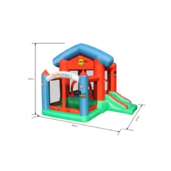 Castello Gonfiabile Musica House Scivolo per Bambini Vasca Palline Saltarello