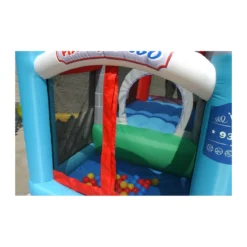Castello Gonfiabile Scivolo Bambini Vasca Palline Saltarello Feste Compleanno